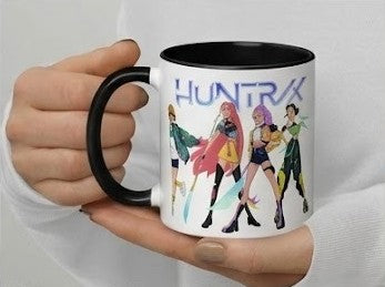 Pyramid International Kpop Demon Hunters Huntrix Girls Coffee Mug - 11oz Ceramic Coffee Mug - Cute Anime Gift for Kids and Fans - Dishwasher and Microwave Safe