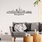 Bangalore, India - Skyline Acrylic Wall Art - Home Decal - Indian National Day