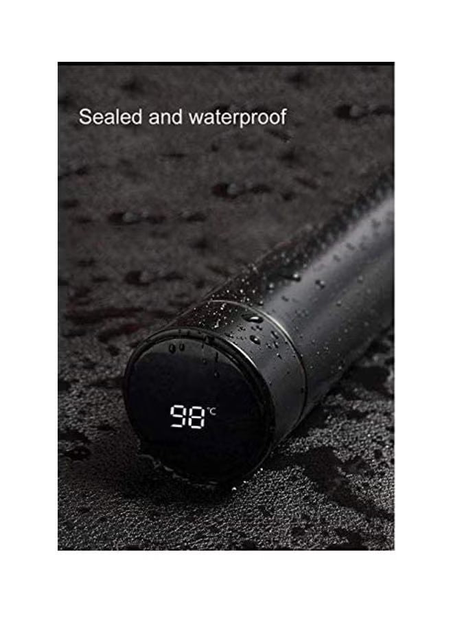 LED Smart Temperature Display Vacuum Thermal Bottle White 500ml