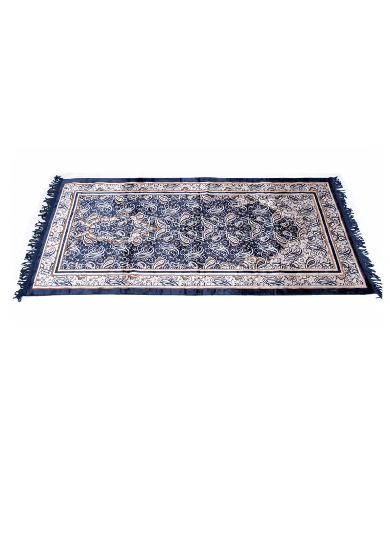 Prayer Mat 614GSM Anti-Slip Velvet Top Islamic Prayer Mat New Design Thick Padded Sajadah Prayer Rug for Men Women Eid Gift Ramadan ( 140cm X 70cm)