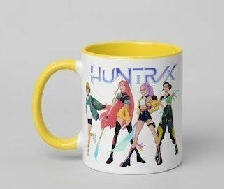 Pyramid International Kpop Demon Hunters Huntrix Girls Coffee Mug - 11oz Ceramic Coffee Mug - Cute Anime Gift for Kids and Fans - Dishwasher and Microwave Safe