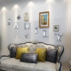 Family Sign Acrylic Mirror - Modern Home Decoration [42 pieces]