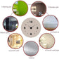 3D Wall Clock, Frameless Wall Clock DIY Wall Decoration, 3D Roman Number Wall Clock Home Decor