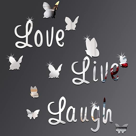 Butterfly Acrylic Mirror - Acrylic Wall Mirrors For Home Decor