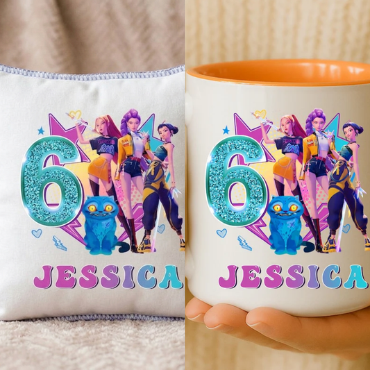 Kpop Demon Pillow + Mug Combo 6