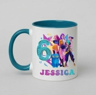 Huntrix Birthday Girl Mug, Kpop Demon Hunter Mug, Gift For Huntrix Fan, Mira Rumi Zoey Mug, Huntrix Mug Birthday Gift