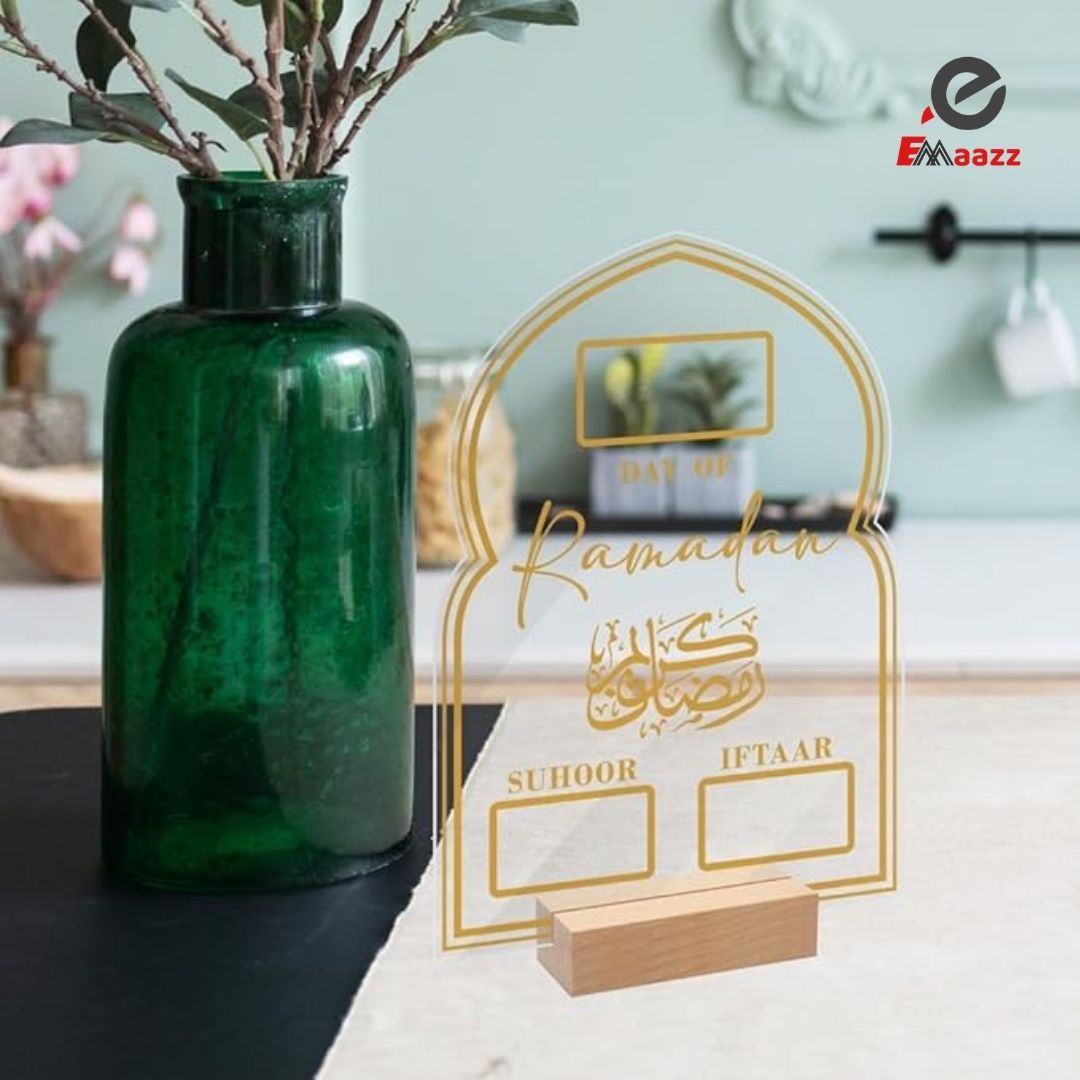 Ramadan Advent Calendar | Ramadan Decorations for Home| Countdown 30 Days Ornaments Calendars | Eid Decorations