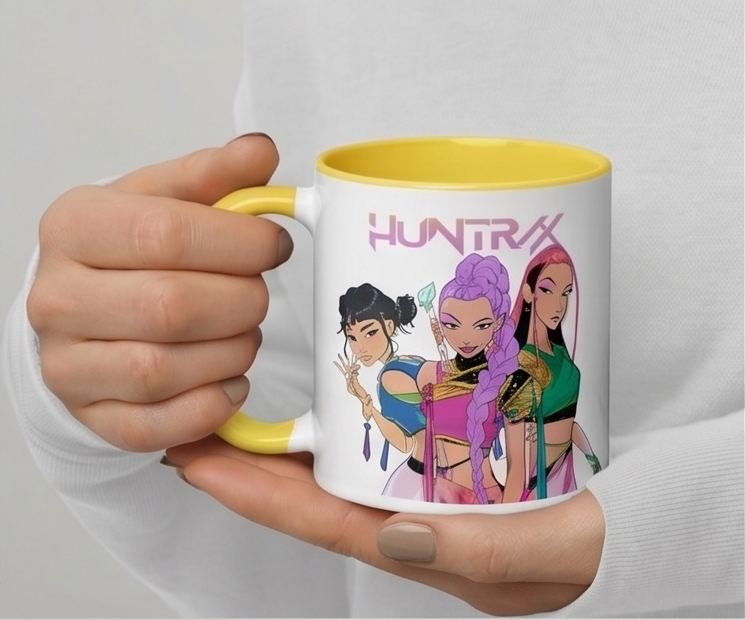KPop Demon Hunters Girl Crush HUNTR/X Two-Tone Mug