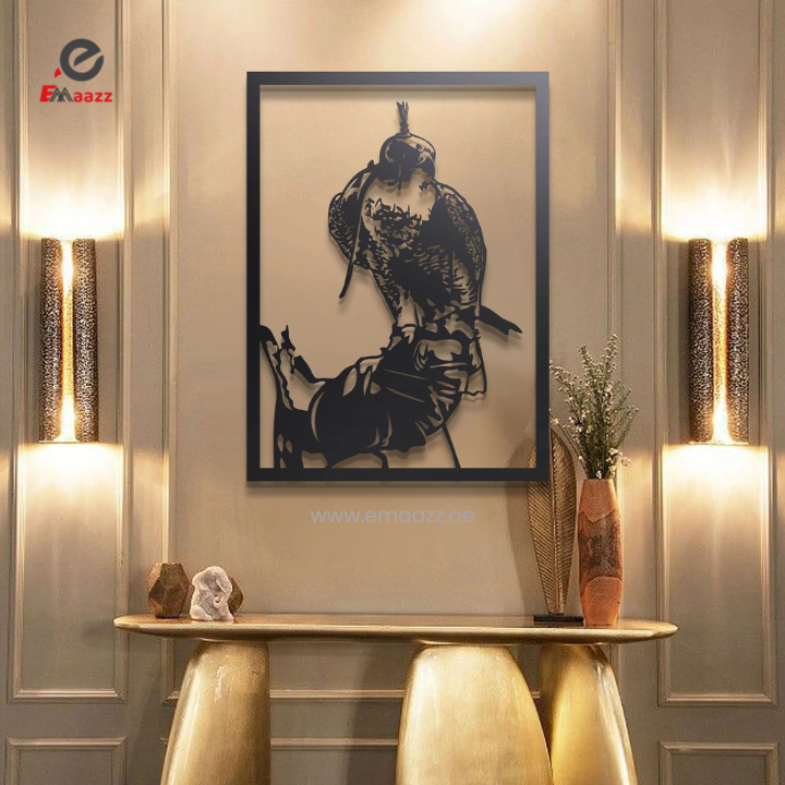 Arabic Falcon Wall Art | Home Wall Decoration | Acrylic Wall Art