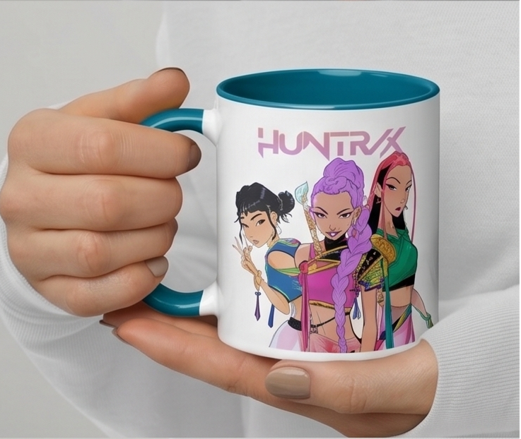 KPop Demon Hunters Girl Crush HUNTR/X Two-Tone Mug