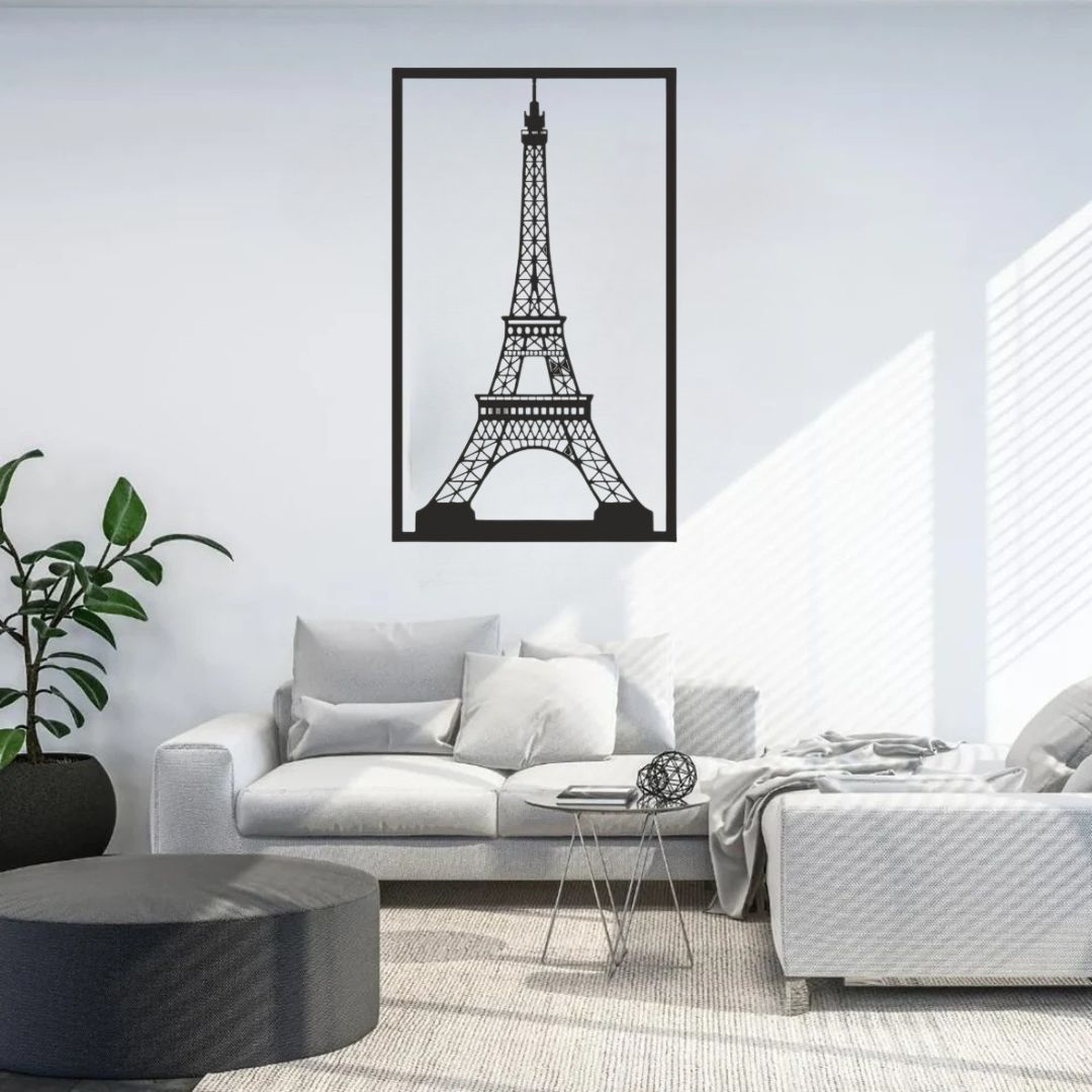 Eiffel Tower, Paris - Skyline Acrylic Wall Art - Home Decal - National Day