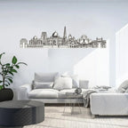 Indian's Building - Skyline Acrylic Wall Art - Home Decal - Indian National Day