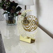 Ramadan Kareem Acrylic Crescent Decor | Ramadan & Eid Decoration for Home