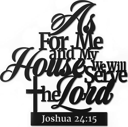 Bible Verses  As For Me And My House -  Christian Wall Decor in Dubai