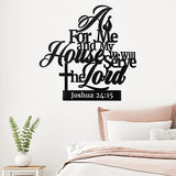 Bible Verses  As For Me And My House -  Christian Wall Decor in Dubai 1