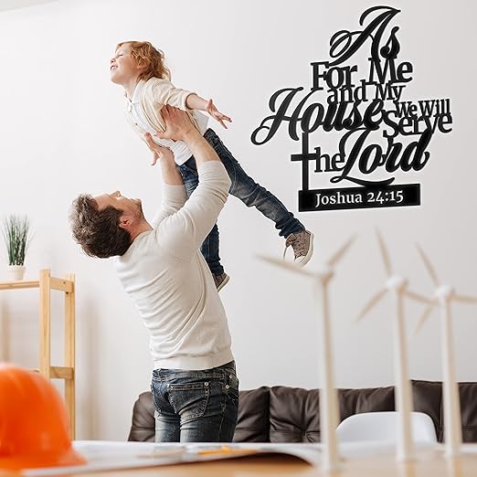 Bible Verses  As For Me And My House -  Christian Wall Decor in Dubai 3
