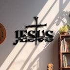 Cross With Jesus Name - Christmas Home Decor 1