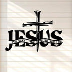 Cross With Jesus Name - Christmas Home Decor 13