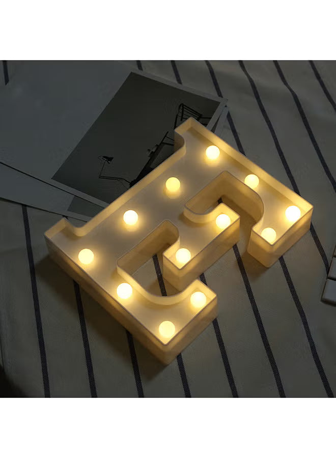 Alphabet LED Letter Lights Light Up Plastic Letters Standing Hanging