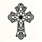 Elegant Black Acrylic Cross - Christian's Home Decal