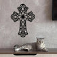 Elegant Black Acrylic Cross - Christian's Home Decal 2