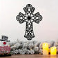 Elegant Black Acrylic Cross - Christian's Home Decal 3
