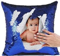 Personalized Magic Sequin Pillow – Reveal Your Photo, Text, or Design!