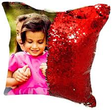Personalized Magic Sequin Pillow – Reveal Your Photo, Text, or Design!