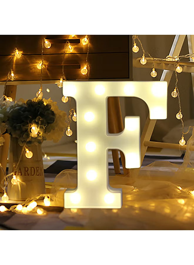 Alphabet LED Letter Lights Light Up Plastic Letters Standing Hanging
