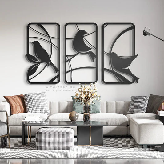 Acrylic Birds Wall Art