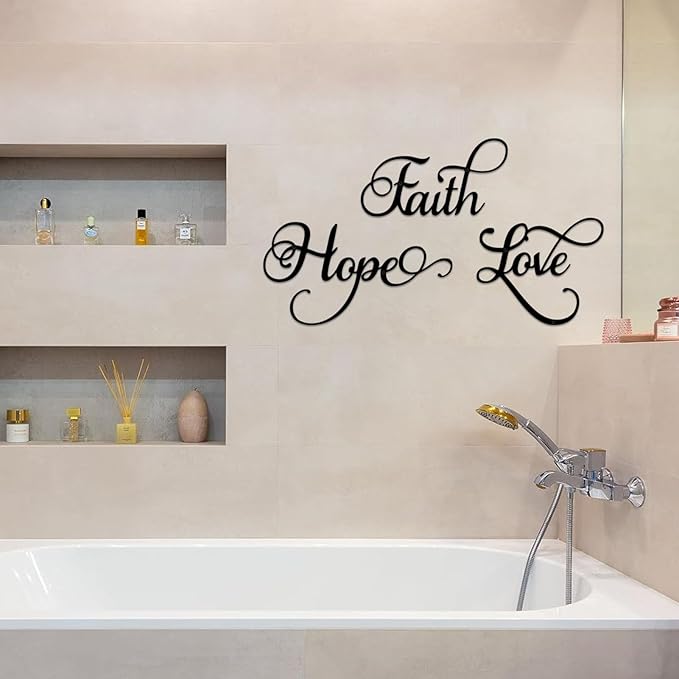 Faith, Hope, Love - Chirsmas Gift - Home Wall Decor 2