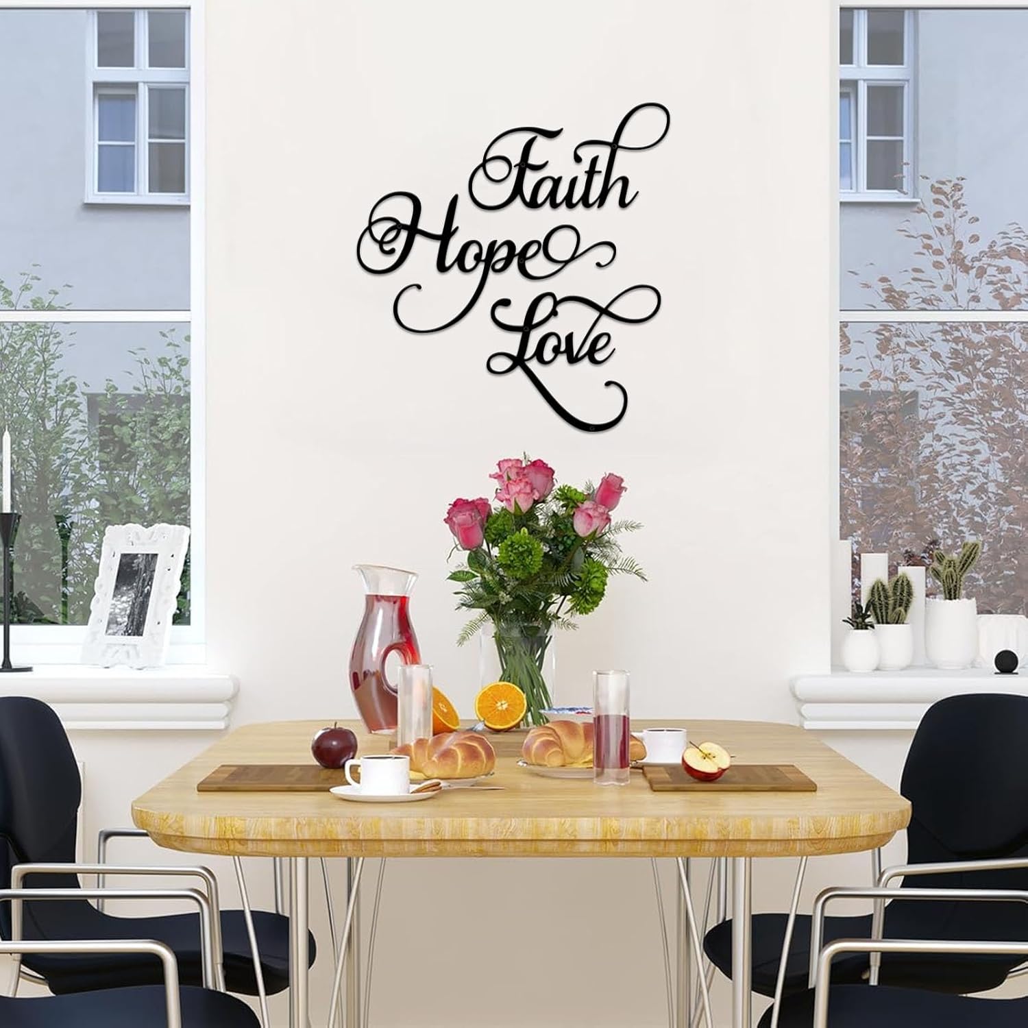 Faith, Hope, Love - Chirsmas Gift - Home Wall Decor 5