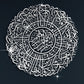 Four Quls Round Islamic Wall Calligraphy Art In Silver Color In Dubai