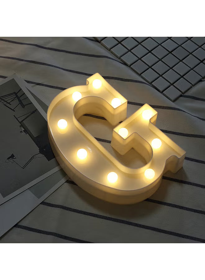 Alphabet LED Letter Lights Light Up Plastic Letters Standing Hanging