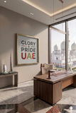 UAE Heritage & Ambition – Premium Executive Office Wall Art