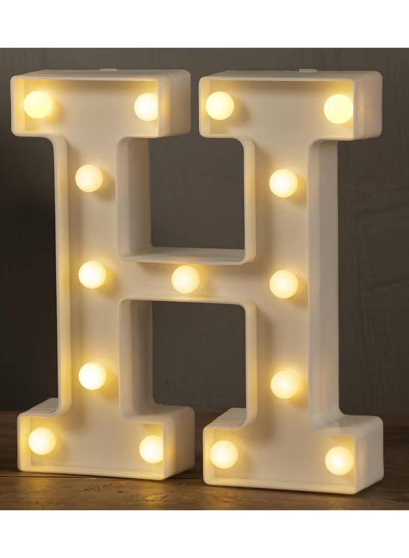 Alphabet LED Letter Lights Light Up Plastic Letters Standing Hanging