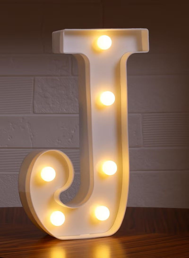 Alphabet LED Letter Lights Light Up Plastic Letters Standing Hanging