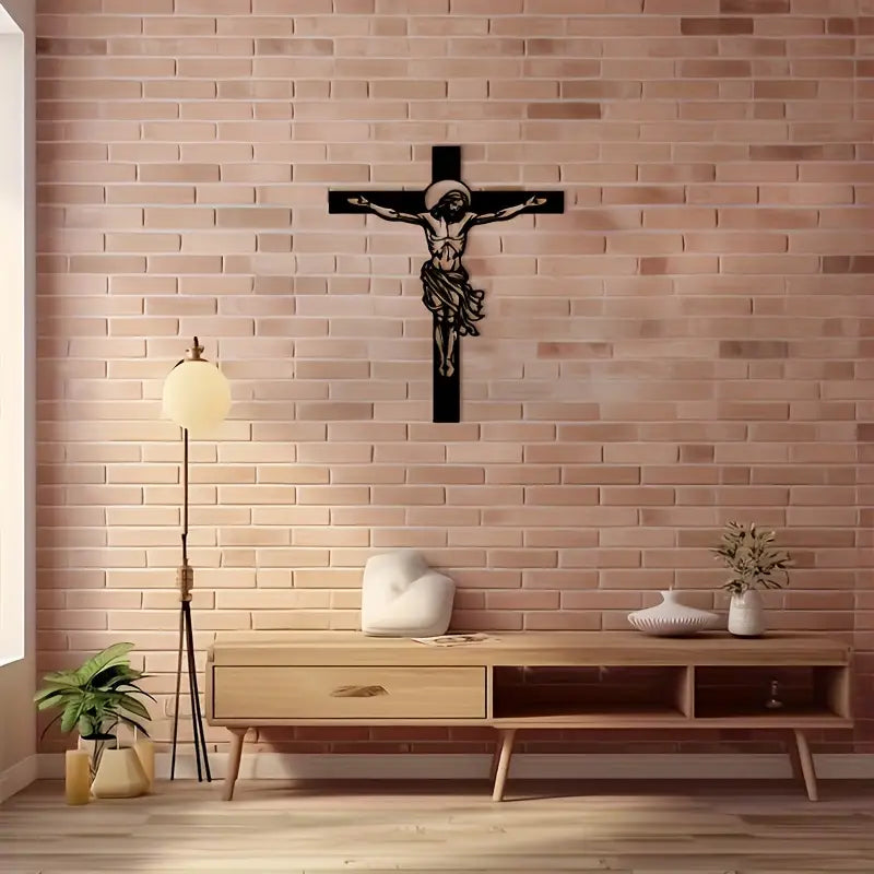 Jesus Christ and Cross - Christian Acrylic Wall Home Decal 3