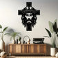 Jesus Christ and Cross - Christian Home Decal 3