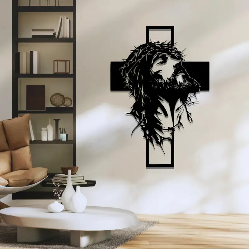 Jesus With Cross - Chrismas Wall Decor 2