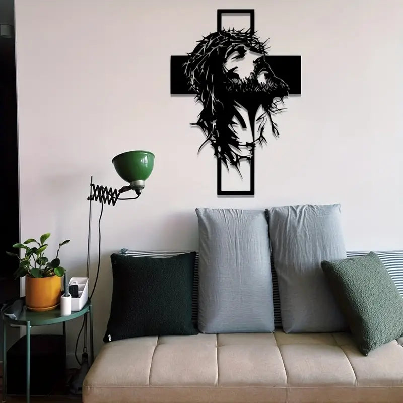 Jesus With Cross - Chrismas Wall Decor