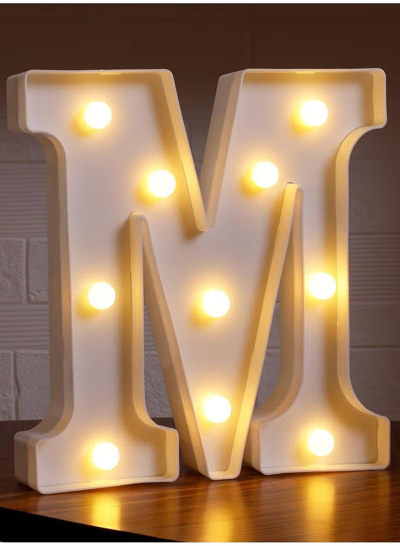 Alphabet LED Letter Lights Light Up Plastic Letters Standing Hanging