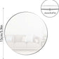 Circle Acrylic Mirror - 10 pieces -Acrylic Crystal Mirror - Best For Living Room, Bedroom & Stair Wall