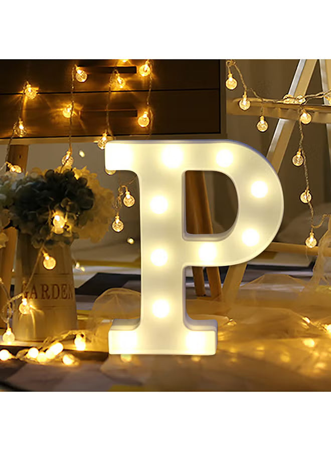 Alphabet LED Letter Lights Light Up Plastic Letters Standing Hanging