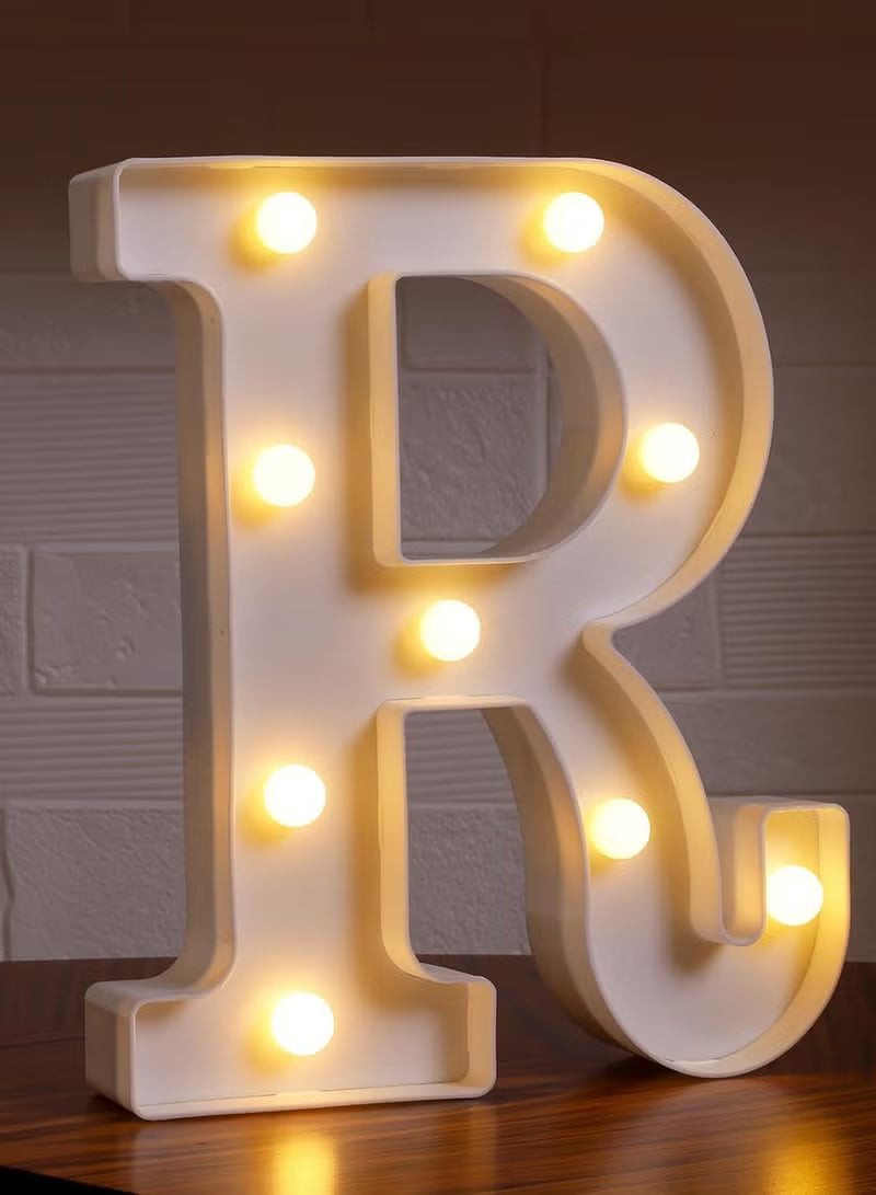 Alphabet LED Letter Lights Light Up Plastic Letters Standing Hanging