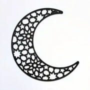 Ramadan Moon Black Acrylic Wall Art