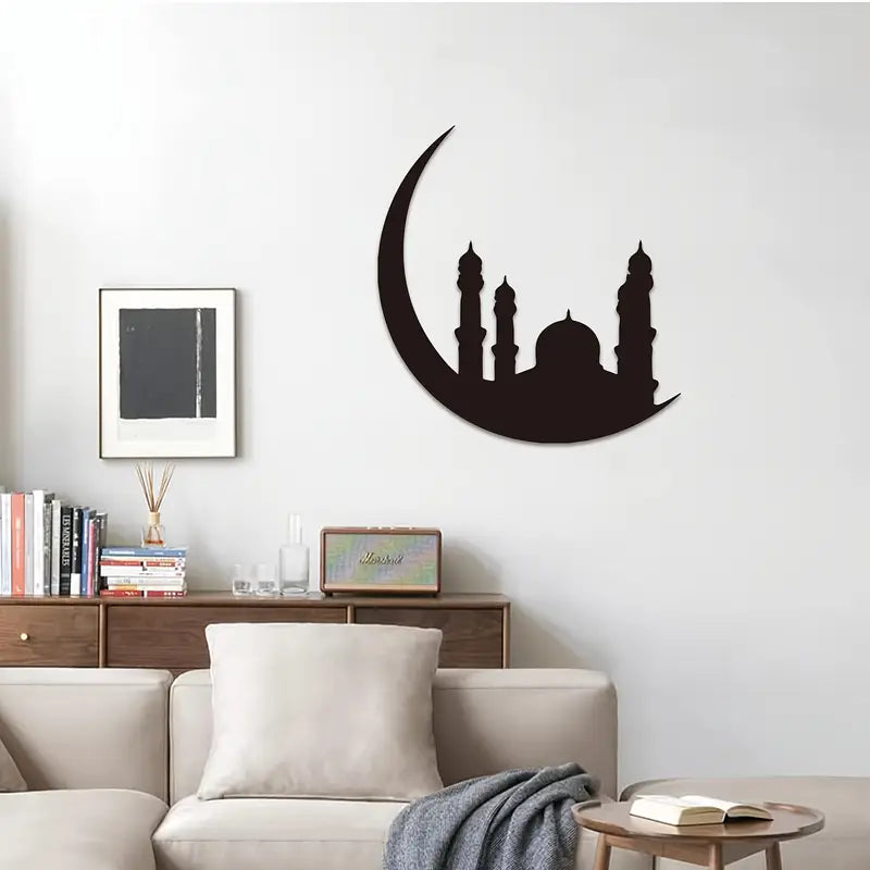 Ramadan Moon with Mosque Acrylic Wall Decor 03