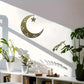 Ramadan Moon with Star Acrylic Wall Art 01