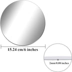 Round Acrylic Mirrors For Decoration - Modern Home Mirrors - House & Office Decal