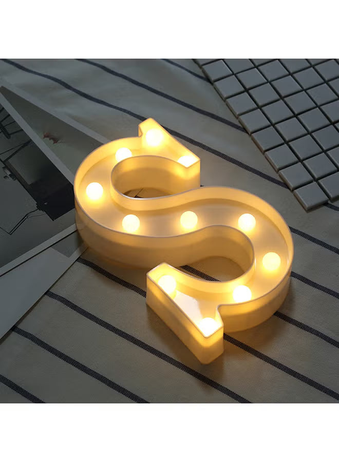 Alphabet LED Letter Lights Light Up Plastic Letters Standing Hanging